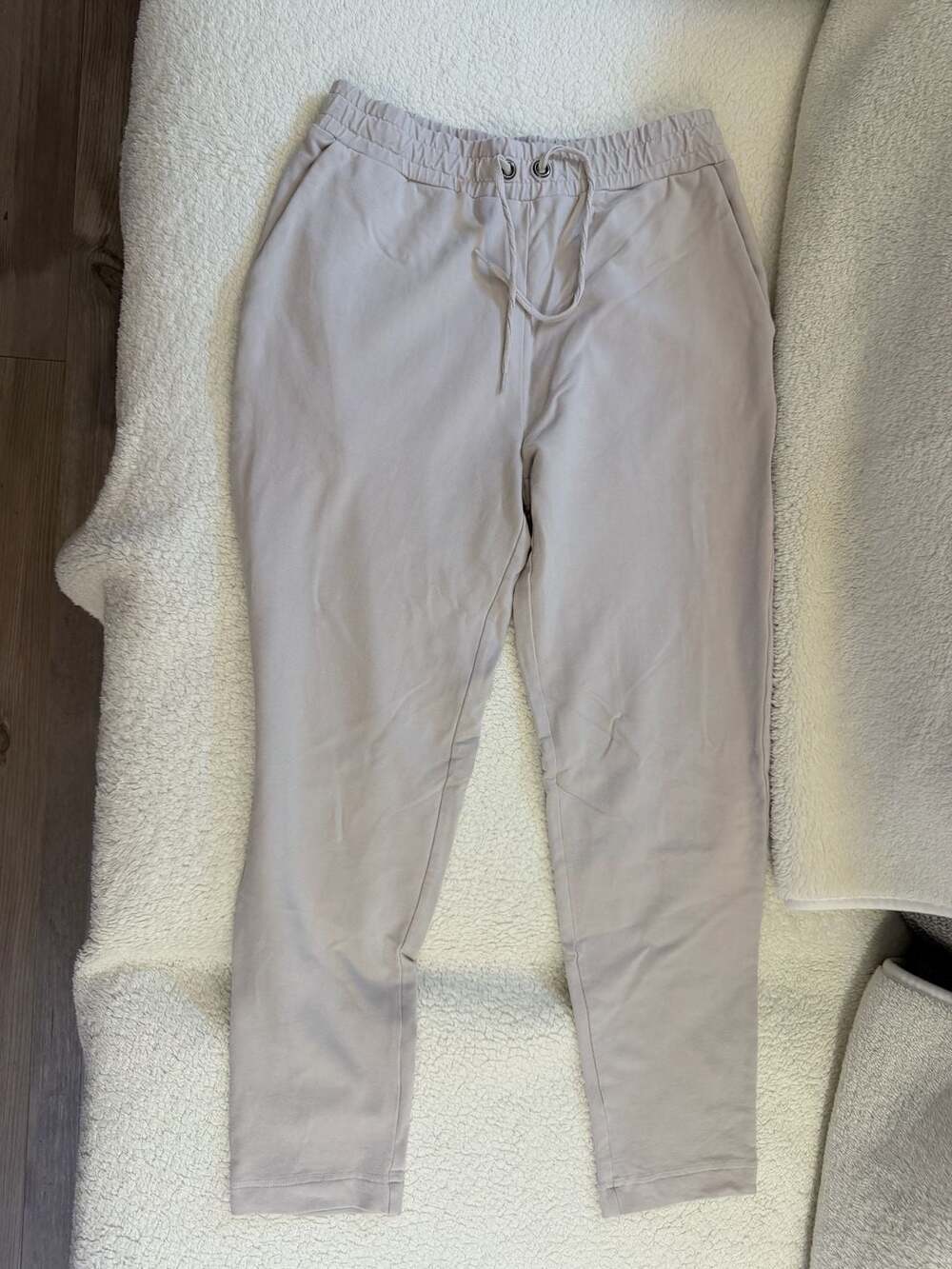 Banana Republic Women's Beige Jogger Sweatpants Women Elastic Waist Drawstring